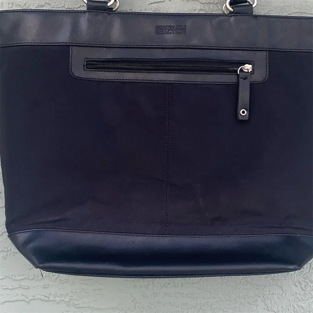 Kenneth Cole Reaction Women's Black Laptop Tote Bag Workwear